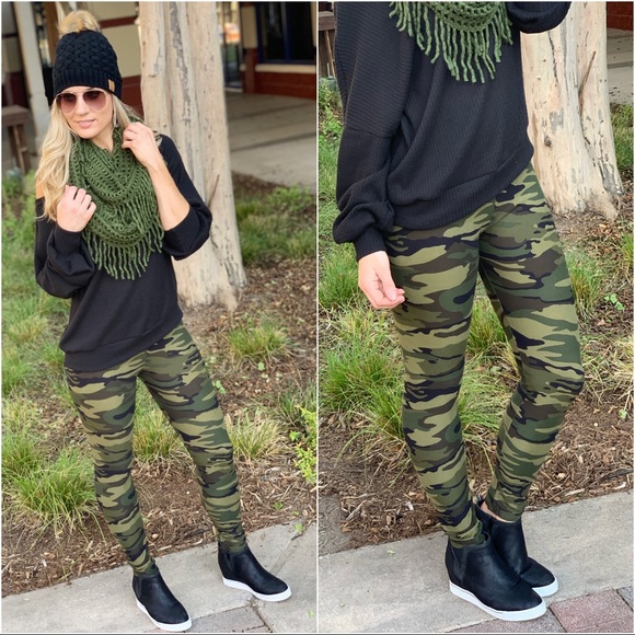 Infinity Raine Pants - ✨PLUS AVAILABLE ✨Camo leggings
